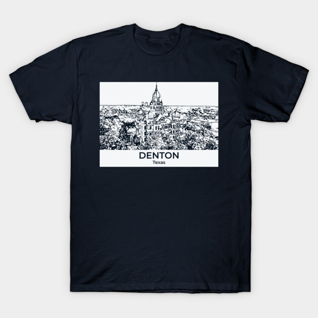 Denton – Texas T-Shirt by Lakeric