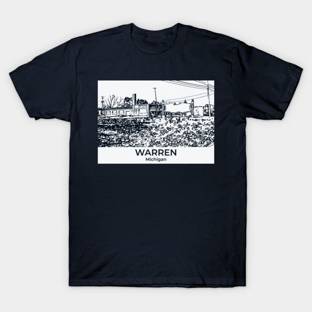 Warren – Michigan T-Shirt by Lakeric