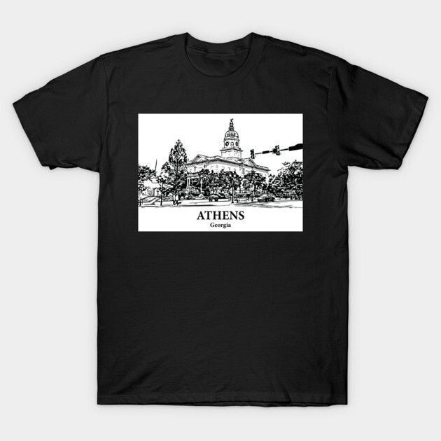 Athens – Georgia T-Shirt by Lakeric
