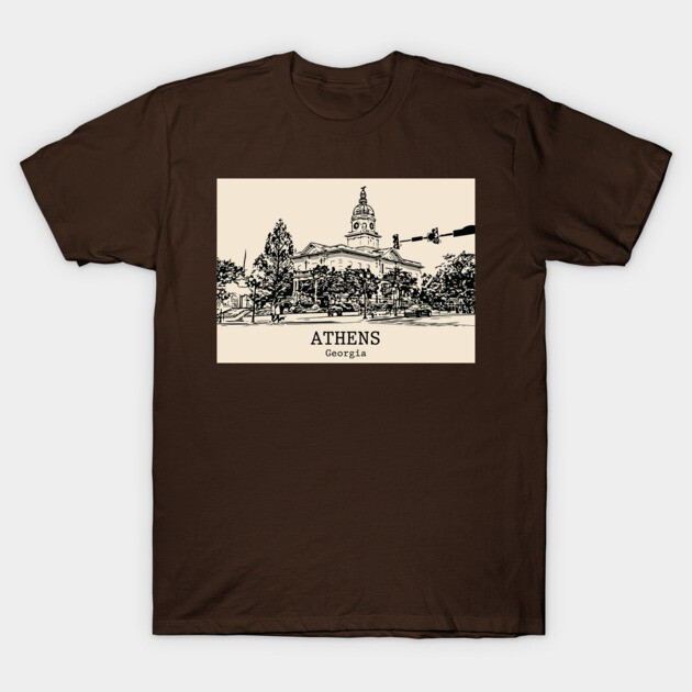 Athens – Georgia T-Shirt by Lakeric
