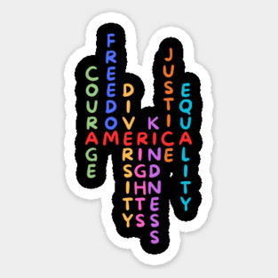 Anti-Trump Resist America Sticker