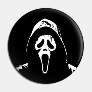 Ghostface Scream Horror Movie Pin