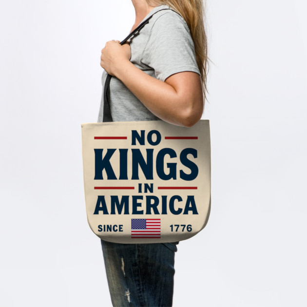 No-Kings-In-America by Creatifly Graphic Tees