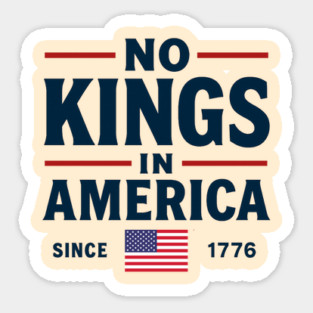 No-Kings-In-America Magnet