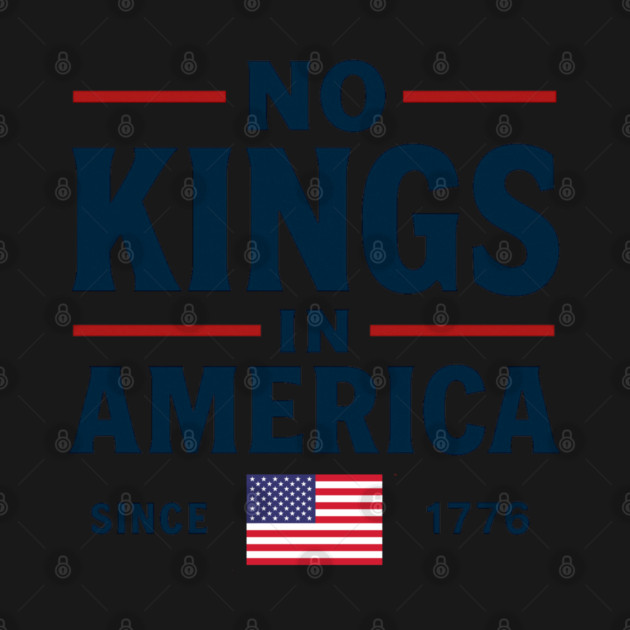 No-Kings-In-America by Creatifly Graphic Tees