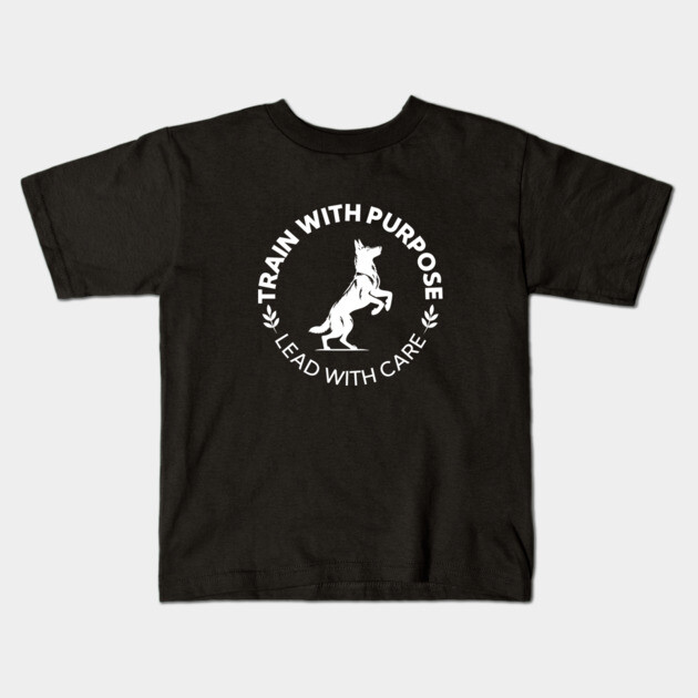 Train With Purpose - Lead With Care Kids T-Shirt by Nate's Store 1