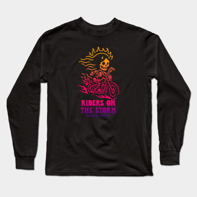 RIDERS ON THE STORM Long Sleeve T-Shirt by artslaves