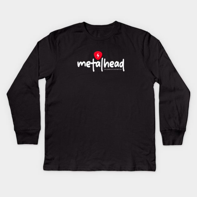 METALHEAD Kids Long Sleeve T-Shirt by artslaves