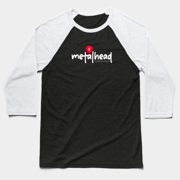 METALHEAD Baseball T-Shirt by artslaves