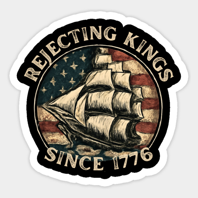 No-Kings-In-America Magnet by Creatifly Graphic Tees