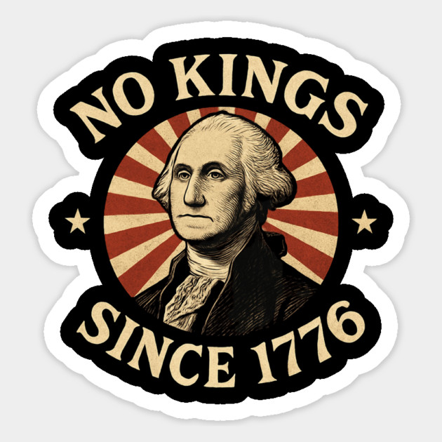 No-Kings-In-America Magnet by Creatifly Graphic Tees