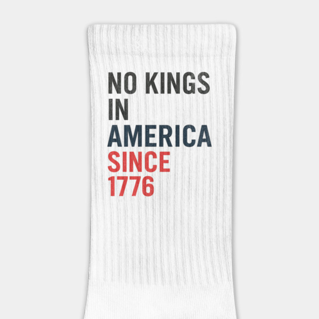 No Kings in America Since 1776 – Minimalist Patriotic Typography Design by ArtistTee ⭐⭐⭐⭐⭐