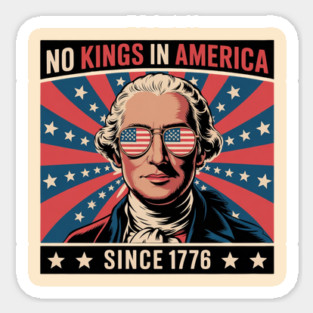 No-kings-in-america Magnet