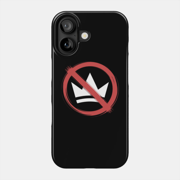 No-kings-in-america Phone Case by Creatifly Graphic Tees