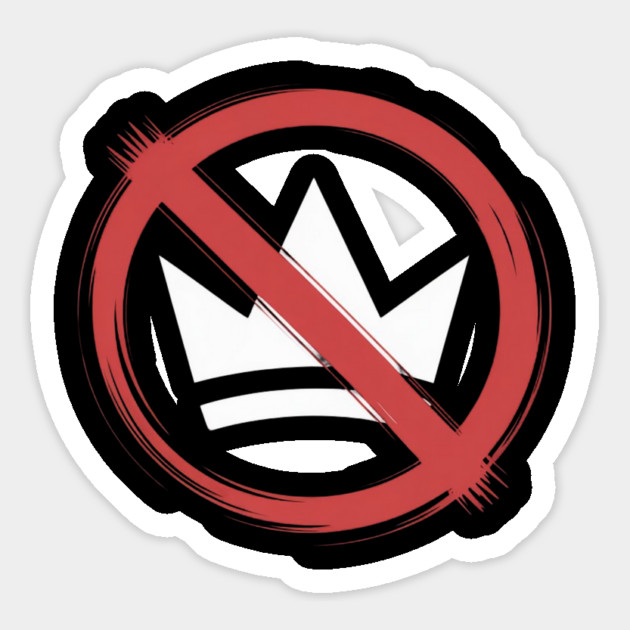 No-kings-in-america Magnet by Creatifly Graphic Tees