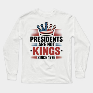No-kings-in-america Long Sleeve T-Shirt