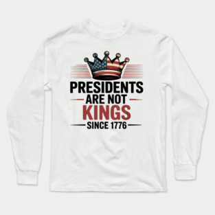 No-kings-in-america Long Sleeve T-Shirt