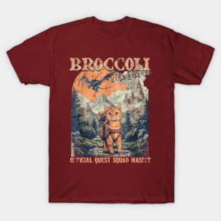 Broccoli The Fierce Quest Squad Fourth Wing Inspired T-Shirt