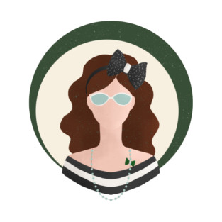 Preppy coastal lady T-Shirt