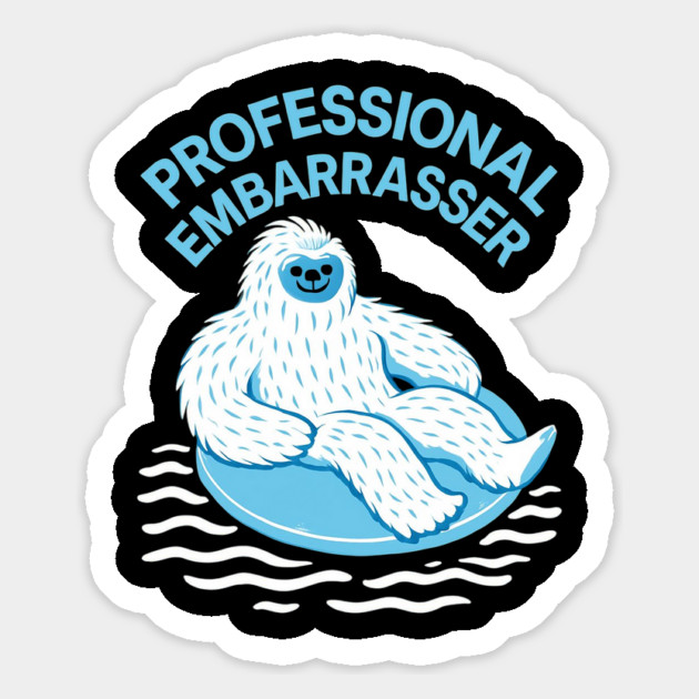 Witty Professional Embarrasser Design Magnet by TurnEffect