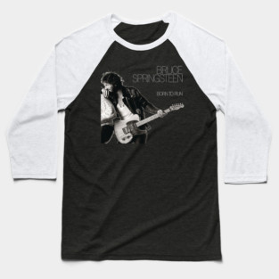 Bruce Springsteen Born to Run Double Sided Baseball T-Shirt