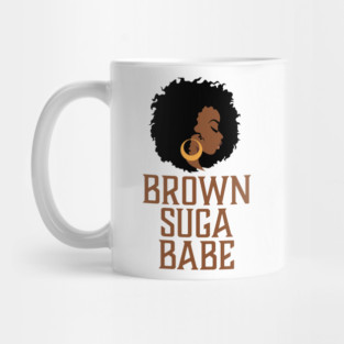 Brown Suga Babe, Black Woman, African American Mug