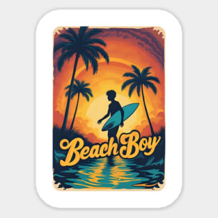 Beach Boy Sticker