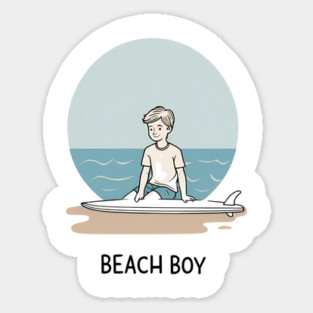 Beach Boy Sticker