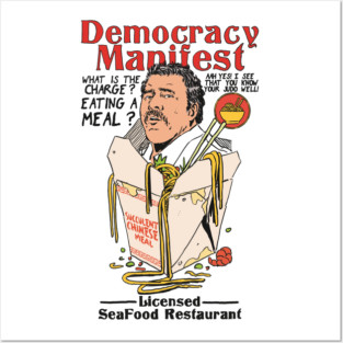 Democracy Manifest Eating a Meal a Succulent Chinese Meal Posters and Art
