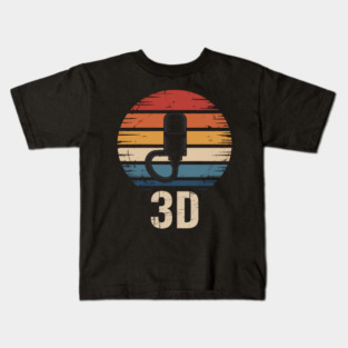 3d Print 3d Printer Gift 3d Printing Kids T-Shirt