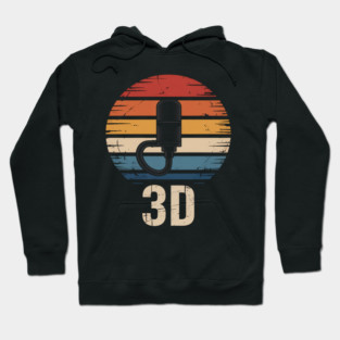 3d Print 3d Printer Gift 3d Printing Hoodie