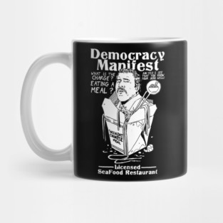 Democracy Manifest Eating a Meal a Succulent Chinese Meal Mug
