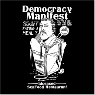 Democracy Manifest Eating a Meal a Succulent Chinese Meal Posters and Art
