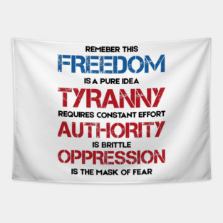 Freedom vs Tyranny – Nemik's Manifesto Tapestry