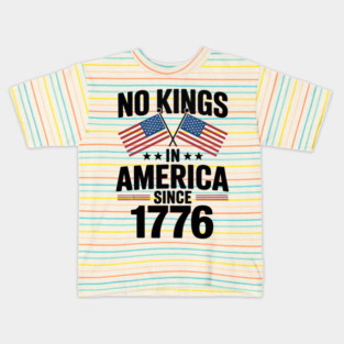 No-kings-in-america Kids T-Shirt
