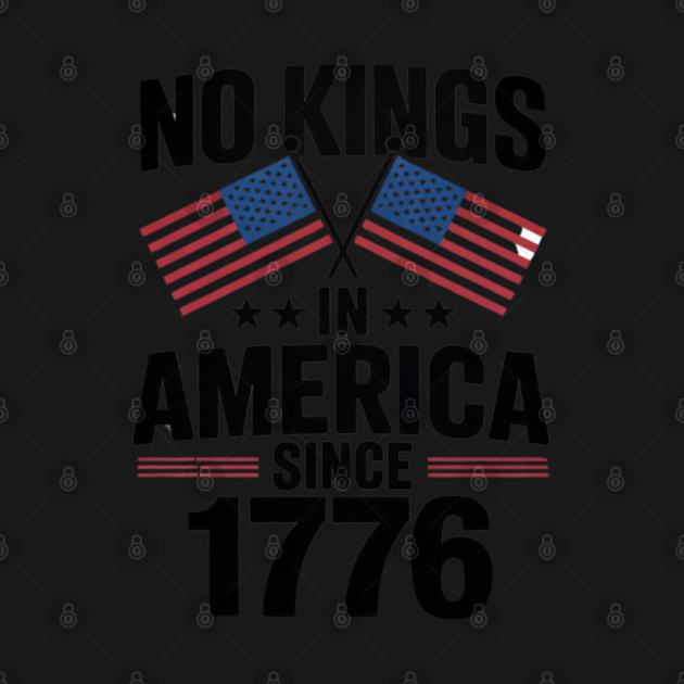 No-kings-in-america by Creatifly Graphic Tees