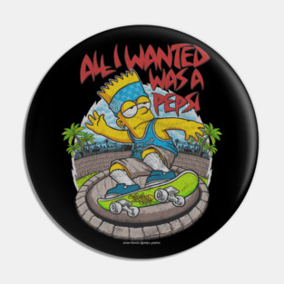 All I Wanted Was A Pepsi, Suicidal Tendencies, Venice Beach Pin