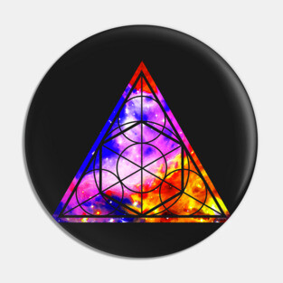 Sacred Geometry Triangle Pin