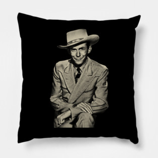 Hank Williams 90s Pillow