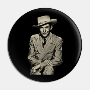Hank Williams 90s Pin