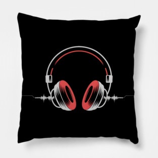 Edm Headphones Music Pillow