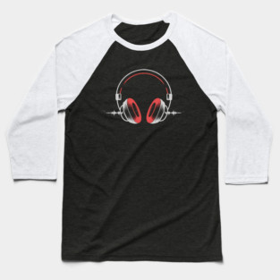 Edm Headphones Music Baseball T-Shirt