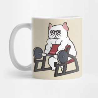 Preacher Curl Frenchie Mug