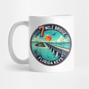 Florida Keys 7 Mile Bridge Marathon Mug