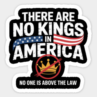 No-kings-in-america Sticker