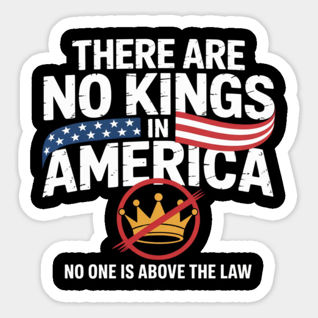 No-kings-in-america Magnet by Creatifly Graphic Tees
