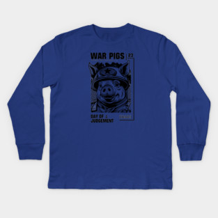 WAR PIGS Kids Long Sleeve T-Shirt