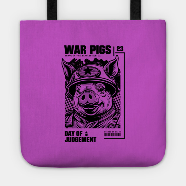 WAR PIGS Tote by artslaves