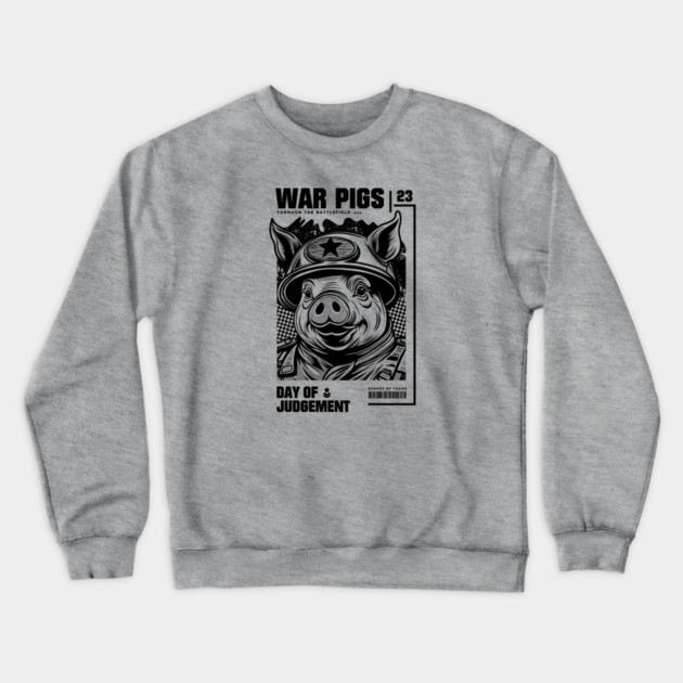WAR PIGS Crewneck Sweatshirt by artslaves
