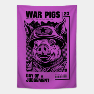 WAR PIGS Tapestry